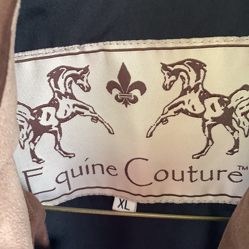 Equine Couture Natasha Duet Riding Jacket Girls XL Brown Zip-Off Sleeves NWT - Picture 4 of 7